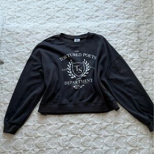 Black Tortured Poets Sweatshirt